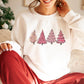 Pink Christmas Tree Crewneck