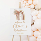 Boho Rainbow Welcome Sign Foam Board