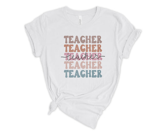 Retro Teacher T-Shirt