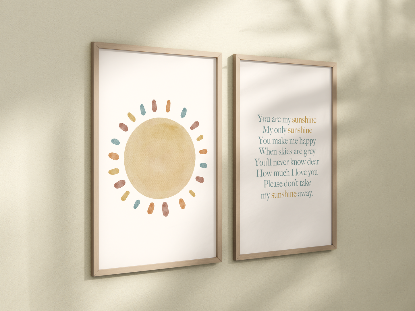 Sunshine Nursery Art Prints
